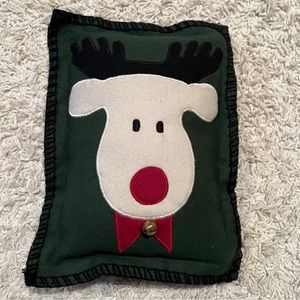 Vintage Mini Reindeer Pillow